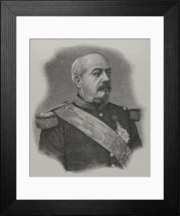 Framed Print : Francois Achille Bazaine (1811-1888). Marshal Framed Print : Francois Achille Bazaine (1811-1888). Marshal