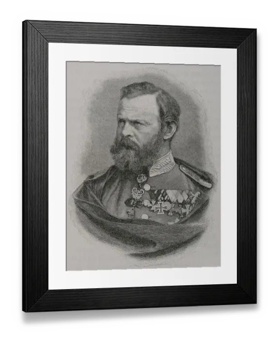 Framed Print : Leopold of Bavaria (1821-1912). Prince regent Framed Print : Leopold of Bavaria (1821-1912). Prince regent