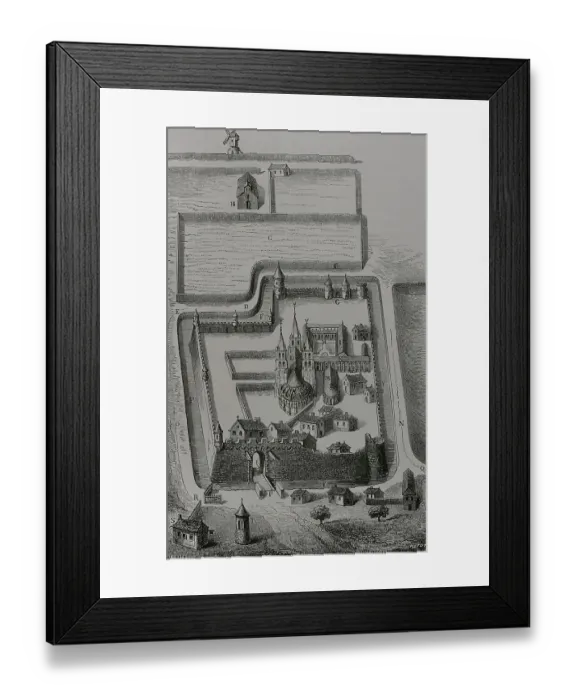Framed Print : Paris, France. Abbey of Saint-Germain-des-Pres Framed Print : Paris, France. Abbey of Saint-Germain-des-Pres