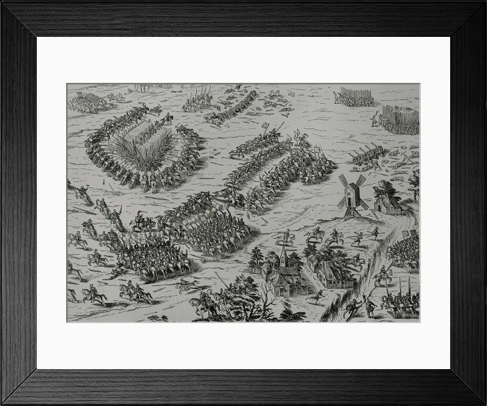 Framed Print : Battle of Dreux (December 19, 1562). French Wars Framed Print : Battle of Dreux (December 19, 1562). French Wars