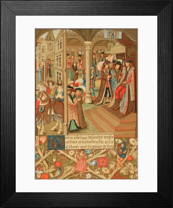 Framed Print : Charles I of Burgundy (1433-1477), so-called Framed Print : Charles I of Burgundy (1433-1477), so-called