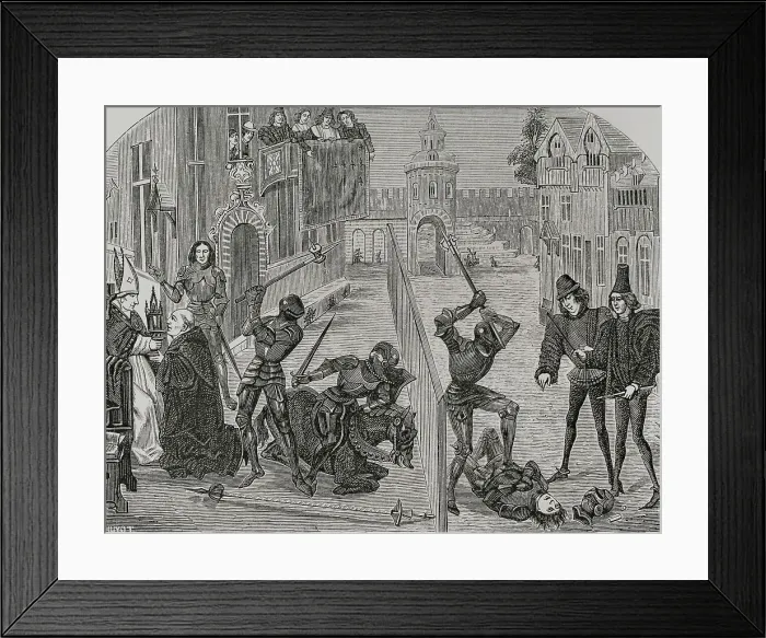 Framed Print : Raimbaut de Moreuil defended the cause of Framed Print : Raimbaut de Moreuil defended the cause of