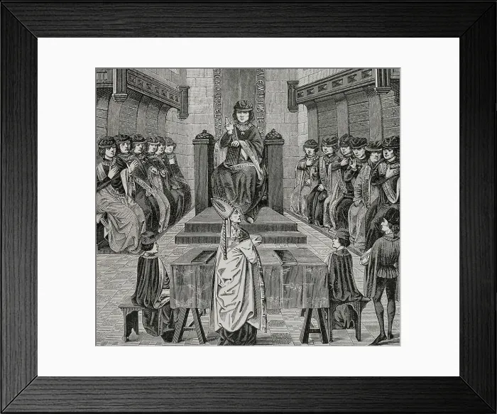 Framed Print : Chapter of the Order of the Golden Fleece held Framed Print : Chapter of the Order of the Golden Fleece held