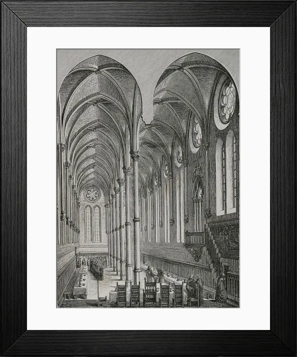 Framed Print : Paris, France. Saint-Martin-des-Champs Priory Framed Print : Paris, France. Saint-Martin-des-Champs Priory