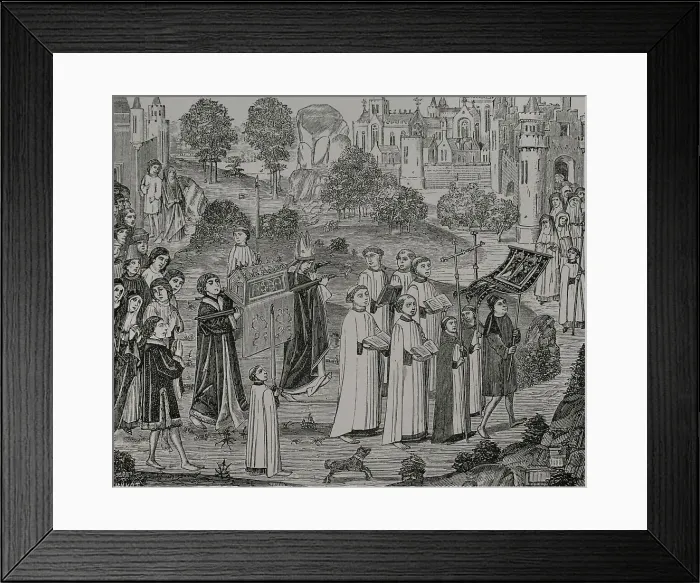 Framed Print : Count Renier bearing the body of Saint Veronica Framed Print : Count Renier bearing the body of Saint Veronica