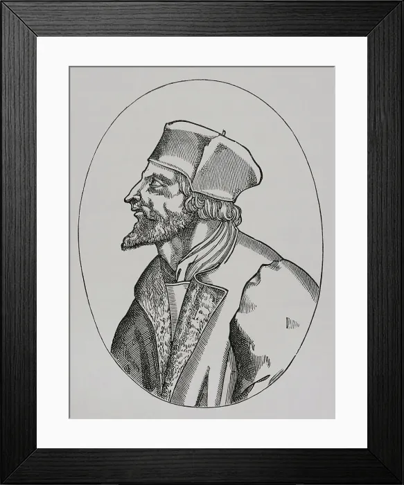 Framed Print : Jan Hus (1369-1415). Czech theologian and philosopher Framed Print : Jan Hus (1369-1415). Czech theologian and philosopher