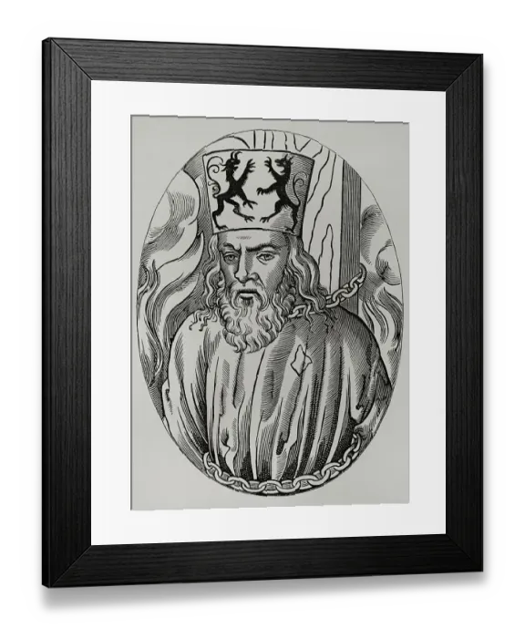 Framed Print : Jerome of Prague (1360-1416). Czech scholastic Framed Print : Jerome of Prague (1360-1416). Czech scholastic