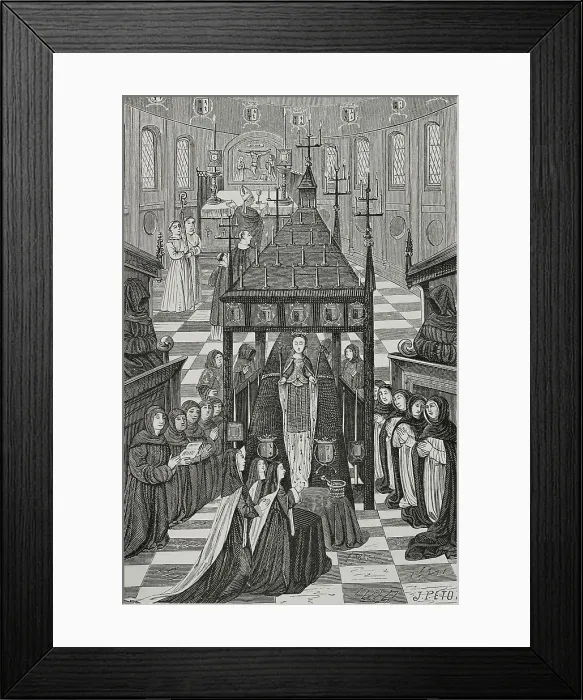 Framed Print : Anne of Brittany (1477-1514). Duchess of Brittany Framed Print : Anne of Brittany (1477-1514). Duchess of Brittany