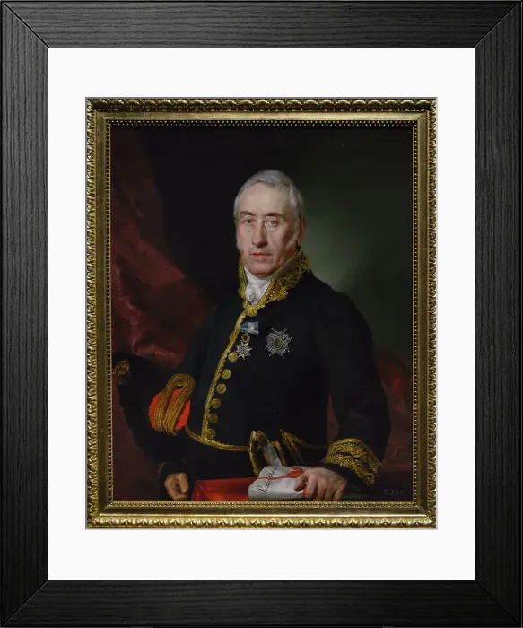 Framed Print : Ignacio Gutierrez Solana, Overseer of the Royal Framed Print : Ignacio Gutierrez Solana, Overseer of the Royal
