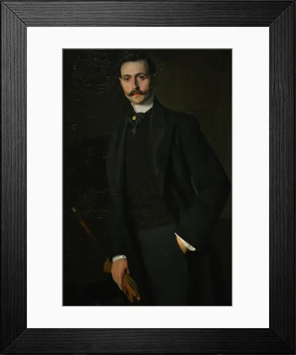 Framed Print : Aureliano de Beruete y Moret (1876-1922). Portrait Framed Print : Aureliano de Beruete y Moret (1876-1922). Portrait