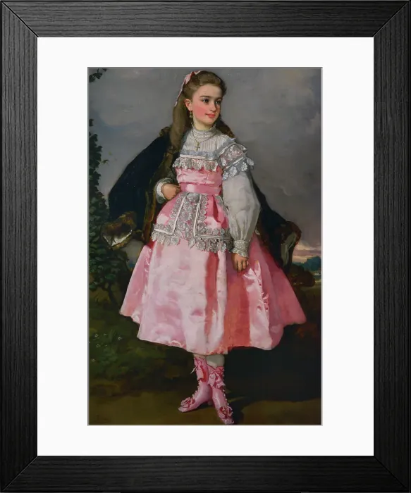 Framed Print : Portrait of Concepcion Serrano, later Countess Framed Print : Portrait of Concepcion Serrano, later Countess