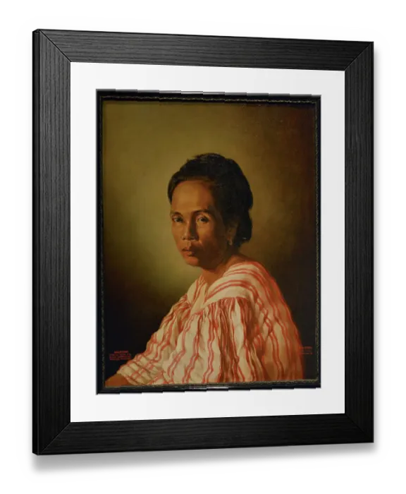 Framed Print : Indian Countrywoman. Portrait by Esteban Villanueva Framed Print : Indian Countrywoman. Portrait by Esteban Villanueva