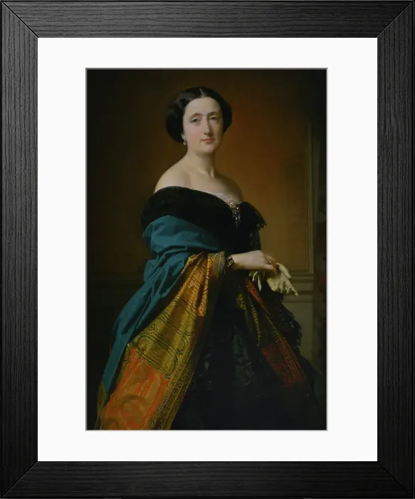 Framed Print : Portrait of Saturnina Canaleta, 1856, by Federico Framed Print : Portrait of Saturnina Canaleta, 1856, by Federico