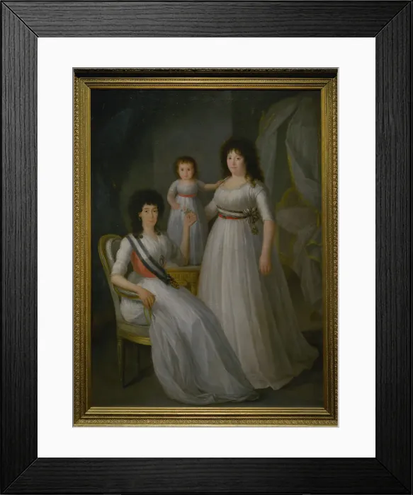 Framed Print : The Countess-Duchess of Benavente (?), accompanied