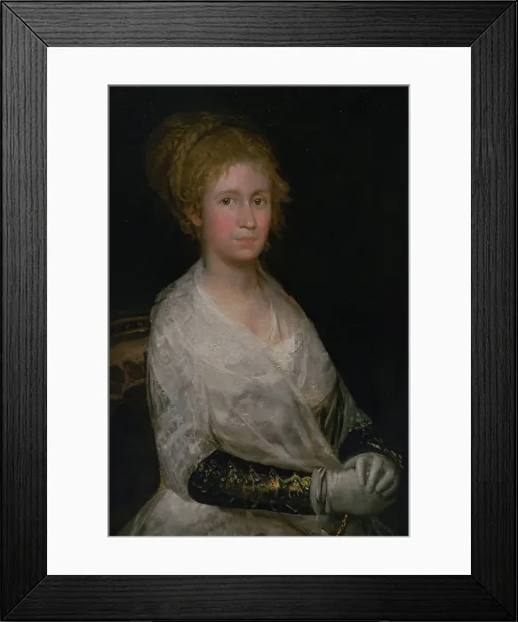 Framed Print : Portrait of Leocadia Zorrilla (?), ca. 1814-1816 Framed Print : Portrait of Leocadia Zorrilla (?), ca. 1814-1816
