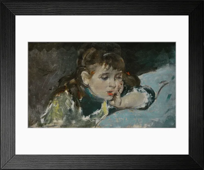 Framed Print : Girl, 1890-1895, by Ignacio Pinazo (1849-1916) Framed Print : Girl, 1890-1895, by Ignacio Pinazo (1849-1916)