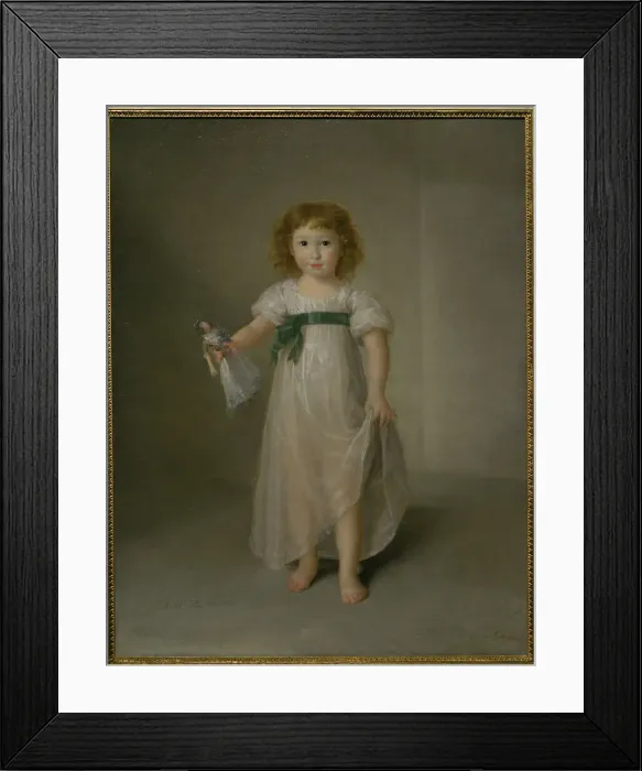 Framed Print : Manuela Isidra Tellez-Giron, future Duchess of Framed Print : Manuela Isidra Tellez-Giron, future Duchess of