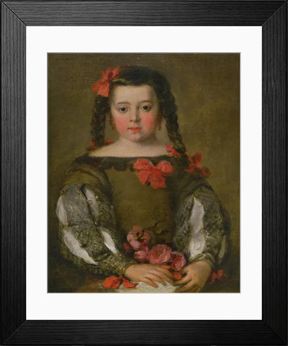 Framed Print : Portrait of a Young Girl, ca. 1660, by Jose Antolinez Framed Print : Portrait of a Young Girl, ca. 1660, by Jose Antolinez