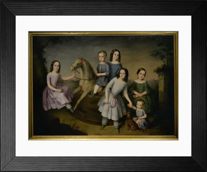 Framed Print : The children of the Lara family, 1832, by Jose Framed Print : The children of the Lara family, 1832, by Jose