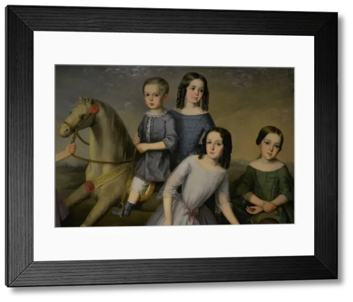Framed Print : The children of the Lara family, 1832, by Jose Framed Print : The children of the Lara family, 1832, by Jose