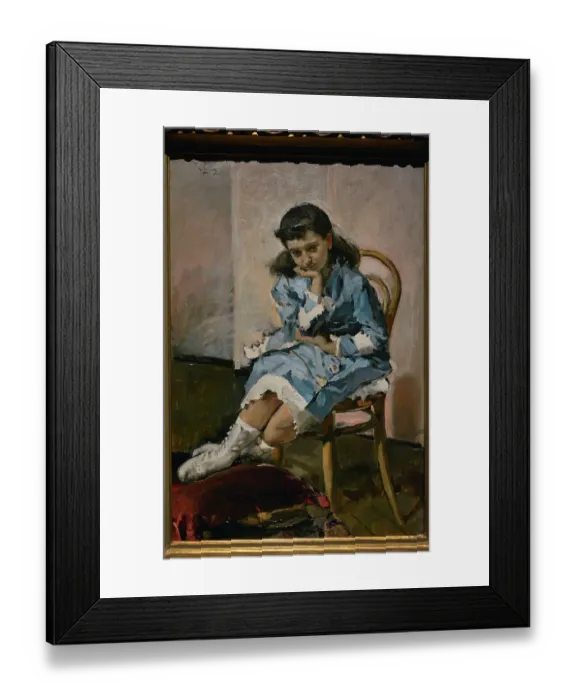 Framed Print : Maria Guerrero, Young Girl (1867-1928). Portrait Framed Print : Maria Guerrero, Young Girl (1867-1928). Portrait