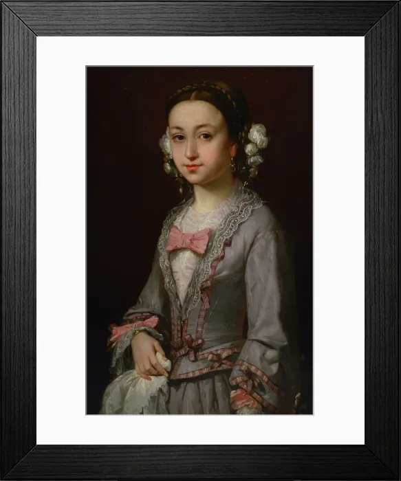 Framed Print : Isabel Aragon, portrait by Luis Ferrant Llausas Framed Print : Isabel Aragon, portrait by Luis Ferrant Llausas