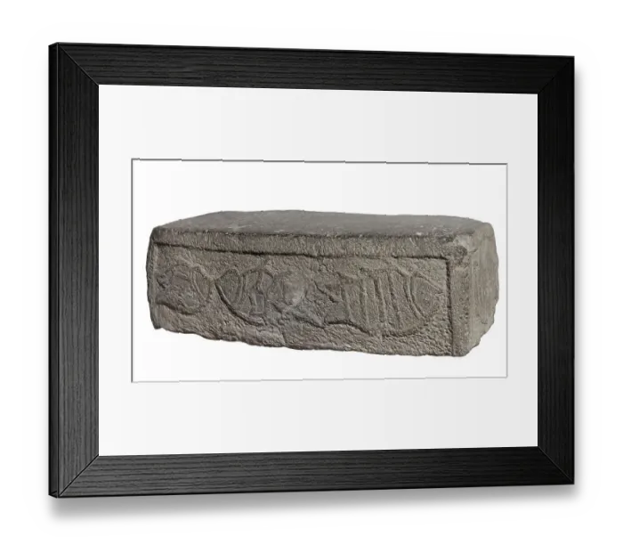 Framed Print : Tarxien Phase (3000 BC to 2500 BC). Stone block Framed Print : Tarxien Phase (3000 BC to 2500 BC). Stone block