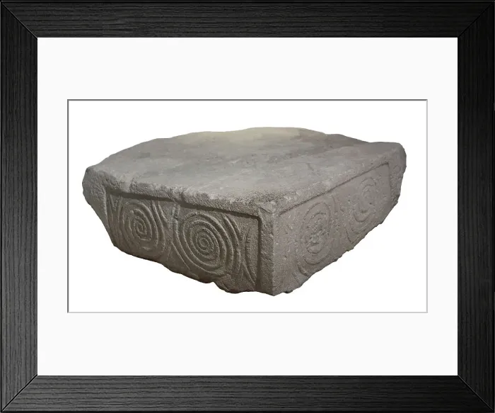 Framed Print : Temple Period (3600 to 2500 BC). Megalithism Framed Print : Temple Period (3600 to 2500 BC). Megalithism