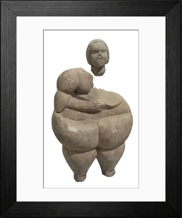 Framed Print : Temple Period (3600 BC to 2500 BC). Clay and stone Framed Print : Temple Period (3600 BC to 2500 BC). Clay and stone