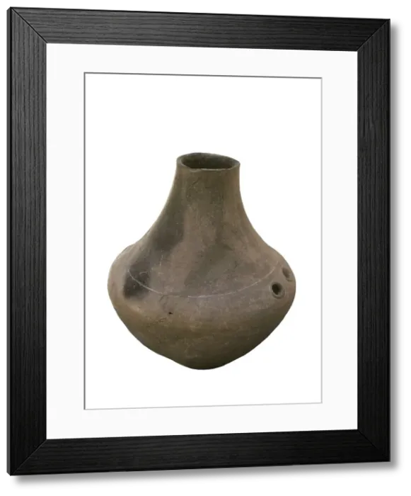 Framed Print : Temple Period (4000 to 2500 BC). Small amphora Framed Print : Temple Period (4000 to 2500 BC). Small amphora