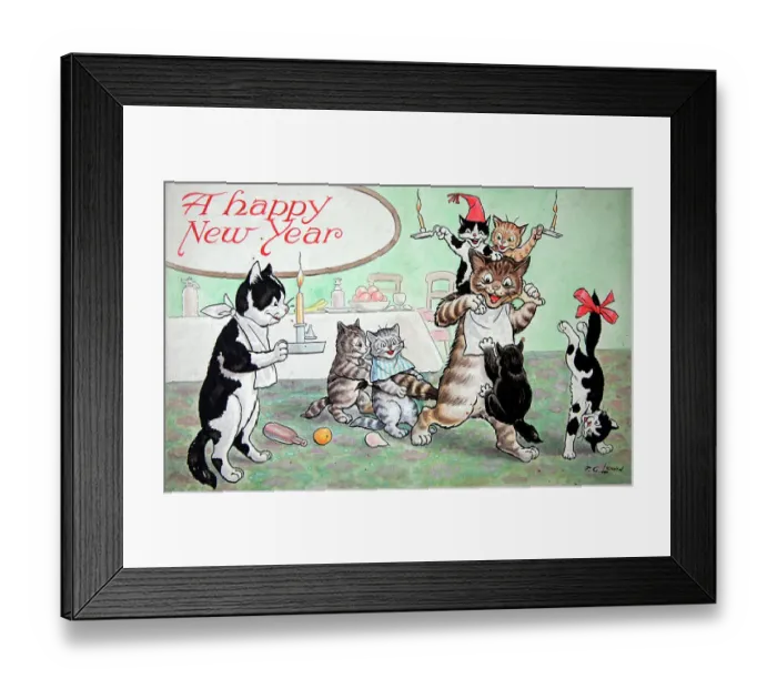 Framed Print : Humorous cats Framed Print : Humorous cats