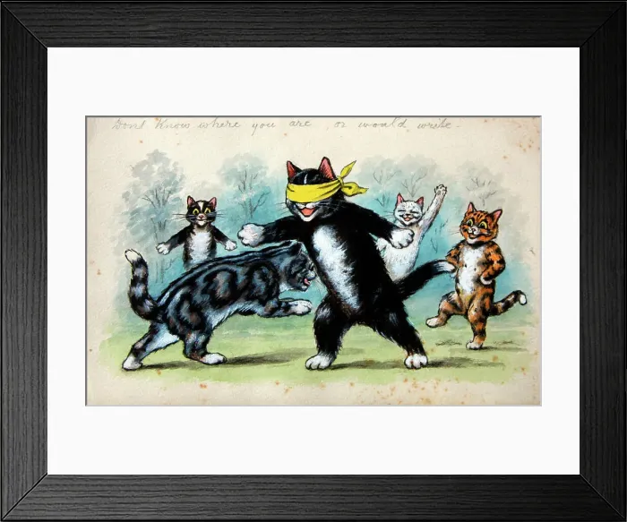 Framed Print : Humorous cats Framed Print : Humorous cats