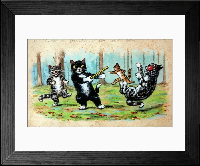 Framed Print : Humorous cats Framed Print : Humorous cats