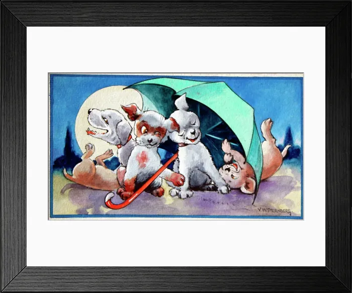 Framed Print : Humorous dogs Framed Print : Humorous dogs