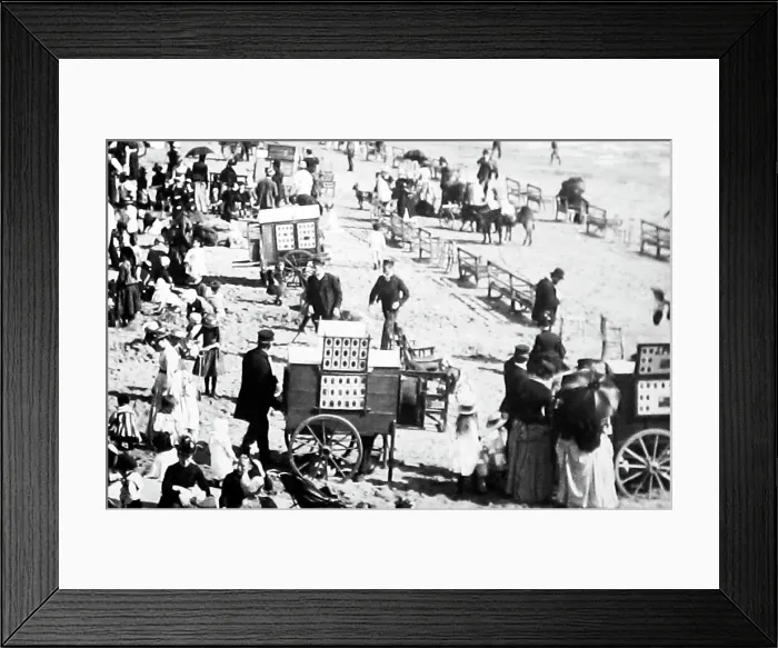 Framed Print : Beach photographers, Ramsgate Framed Print : Beach photographers, Ramsgate