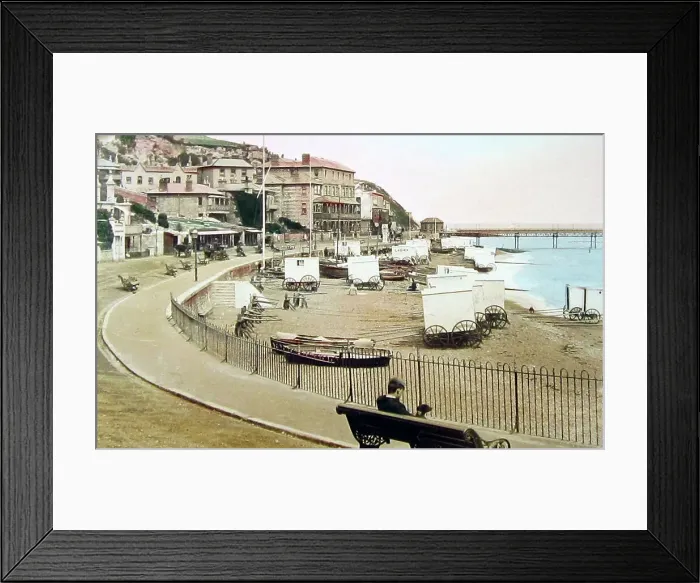 Framed Print : Ventnor Promenade and beach, Isle of Wight Framed Print : Ventnor Promenade and beach, Isle of Wight