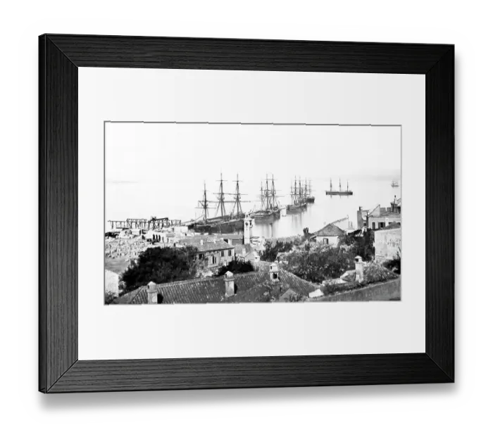 Framed Print : The Mole, Harbour, Gibralter Framed Print : The Mole, Harbour, Gibralter