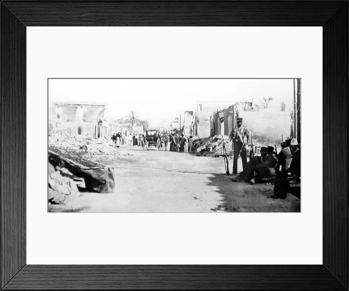 Framed Print : Church Street, Kingston, Jamaica earthquake Framed Print : Church Street, Kingston, Jamaica earthquake