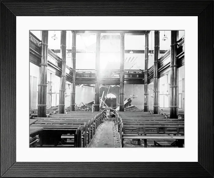 Framed Print : Coke Memorial Church, Kingston, Jamaica earthquake Framed Print : Coke Memorial Church, Kingston, Jamaica earthquake
