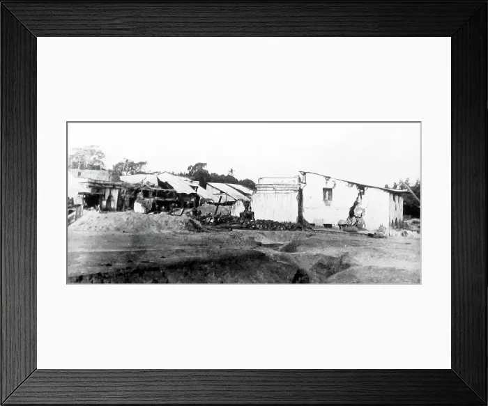 Framed Print : Earthquake at Goalpara, Assam, India Framed Print : Earthquake at Goalpara, Assam, India