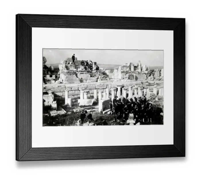 Framed Print : (insert). US Naval personnel visit the ruins at Ephesus Framed Print : (insert). US Naval personnel visit the ruins at Ephesus