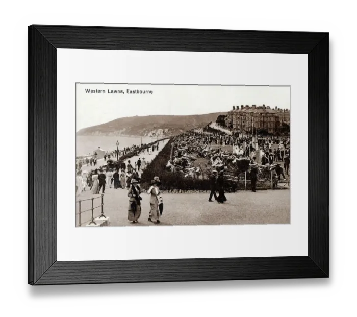 Framed Print : Western Lawns, Eastbourne, East Sussex Framed Print : Western Lawns, Eastbourne, East Sussex