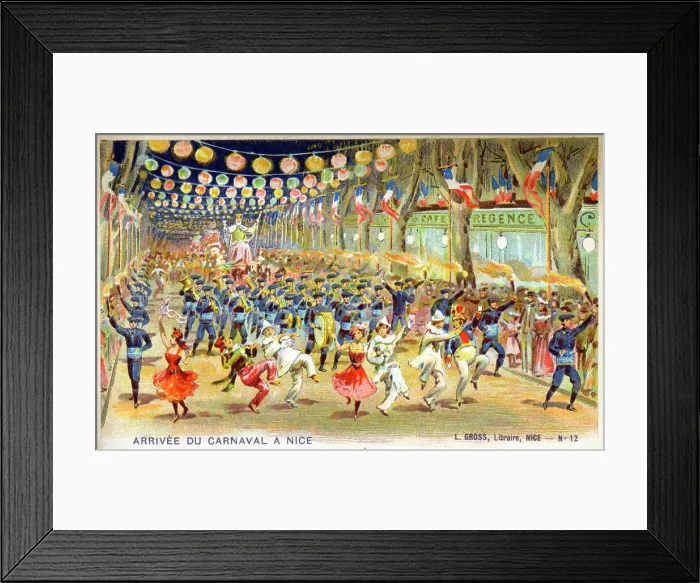 Framed Print : The Carnival at Nice, France Framed Print : The Carnival at Nice, France