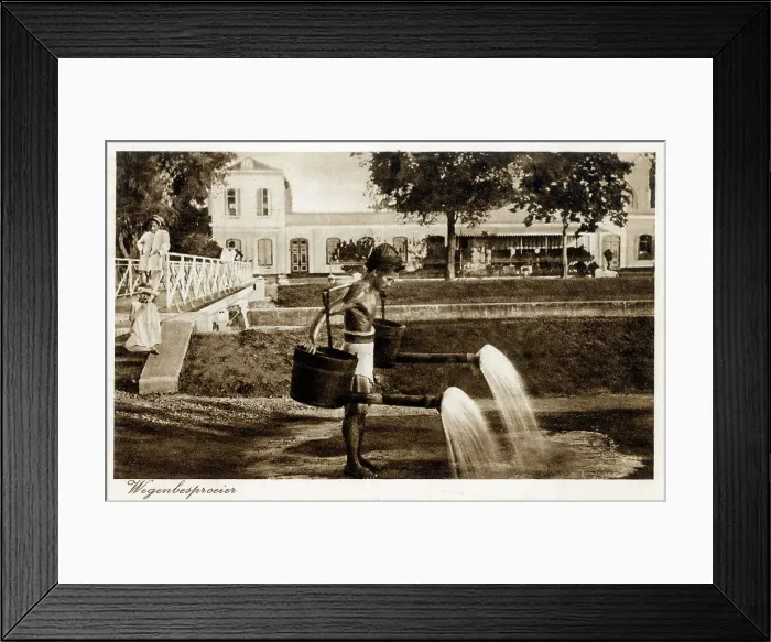 Framed Print : Road sprinkler at Sawah Besar, Jakarta, Indonesia Framed Print : Road sprinkler at Sawah Besar, Jakarta, Indonesia