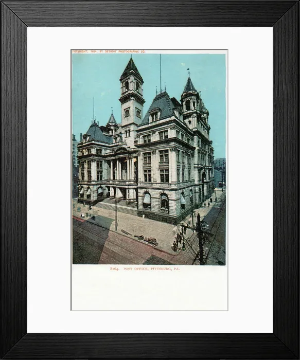 Framed Print : Post Office, Pittsburg, Pennsylvania, USA Framed Print : Post Office, Pittsburg, Pennsylvania, USA