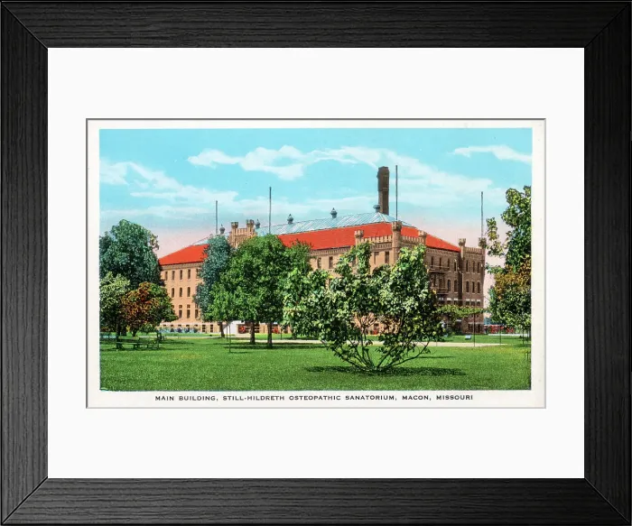 Framed Print : Still-Hildreth Osteopathic Sanatorium, Macon Framed Print : Still-Hildreth Osteopathic Sanatorium, Macon