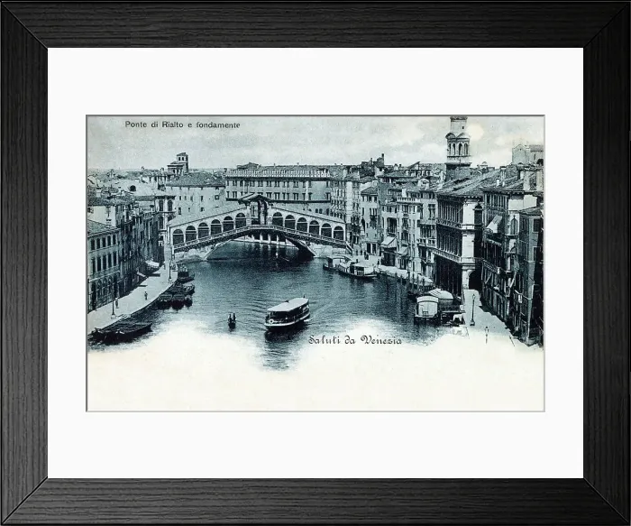 Framed Print : Rialto Bridge and Grand Canal, Venice, Italy Framed Print : Rialto Bridge and Grand Canal, Venice, Italy
