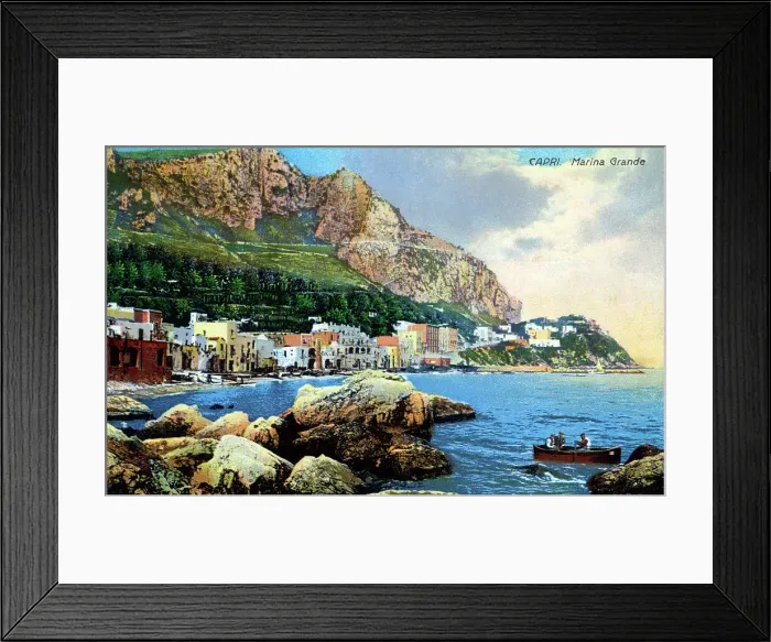 Framed Print : Marina Grande, Capri, Italy Framed Print : Marina Grande, Capri, Italy