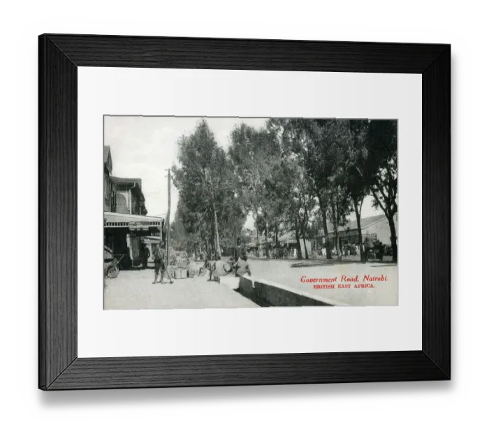 Framed Print : Government Road, Nairobi, Kenya, East Africa Framed Print : Government Road, Nairobi, Kenya, East Africa