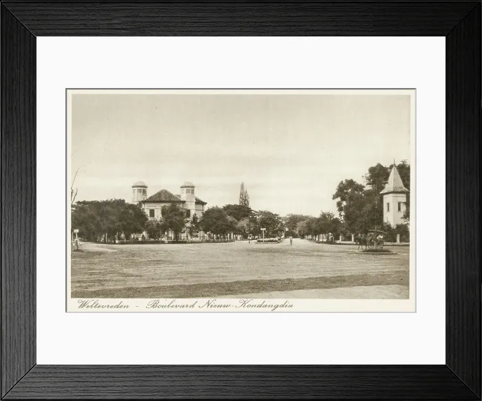 Framed Print : Boulevard Nieuw-Kondangdia, Sawah Besar, Indonesia Framed Print : Boulevard Nieuw-Kondangdia, Sawah Besar, Indonesia